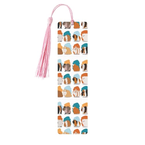 Lesezeichen mit Meerschweinchen-Illustrationsdruck, 5 Stück, niedliche Lesezeichen, Etikett, Ornament für Dekoration, Handwerk, Dekorationen zum Lesen Lesezeichen mit Meerschweinchen-Illustrationsdruck, 5 Stück, niedliche Lesezeichen, Etikett, Ornament für Dekoration, Handwerk, Dekorationen zum Lesen von YUBVCF