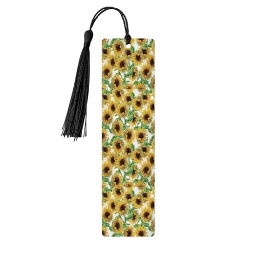 Lesezeichen mit Sonnenblumen-Druck, 5 Stück, niedliche Lesezeichen, Etiketten-Ornament für Dekoration, Handwerk, Dekorationen zum Lesen Lesezeichen mit Sonnenblumen-Druck, 5 Stück, niedliche Lesezeichen, Etiketten-Ornament für Dekoration, Handwerk, Dekorationen zum Lesen von YUBVCF