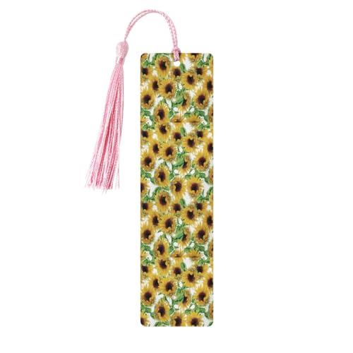 Lesezeichen mit Sonnenblumen-Druck, 5 Stück, niedliche Lesezeichen, Etiketten-Ornament für Dekoration, Handwerk, Dekorationen zum Lesen Lesezeichen mit Sonnenblumen-Druck, 5 Stück, niedliche Lesezeichen, Etiketten-Ornament für Dekoration, Handwerk, Dekorationen zum Lesen von YUBVCF