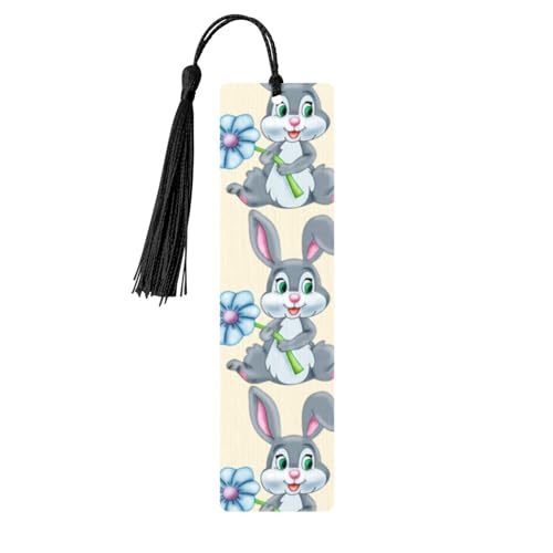 Lustiges Lesezeichen mit Osterhasen-Druck, 5 Stück, niedliche Lesezeichen, Etiketten-Ornament für Dekoration, Handwerk, Dekorationen zum Lesen Lustiges Lesezeichen mit Osterhasen-Druck, 5 Stück, niedliche Lesezeichen, Etiketten-Ornament für Dekoration, Handwerk, Dekorationen zum Lesen von YUBVCF