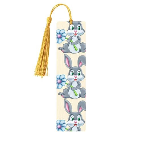 Lustiges Lesezeichen mit Osterhasen-Druck, 5 Stück, niedliche Lesezeichen, Etiketten-Ornament für Dekoration, Handwerk, Dekorationen zum Lesen Lustiges Lesezeichen mit Osterhasen-Druck, 5 Stück, niedliche Lesezeichen, Etiketten-Ornament für Dekoration, Handwerk, Dekorationen zum Lesen von YUBVCF