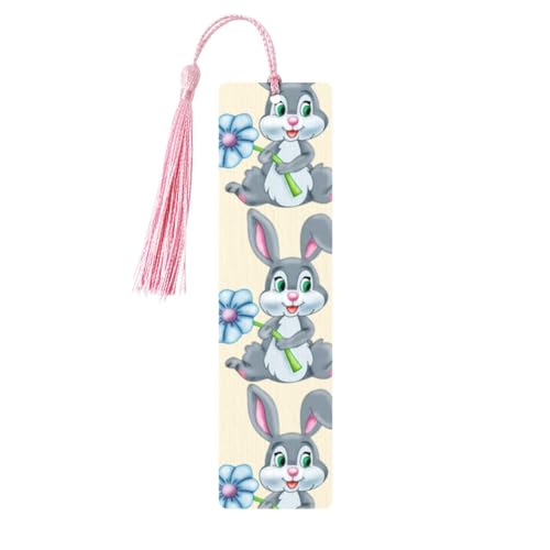 Lustiges Lesezeichen mit Osterhasen-Druck, 5 Stück, niedliche Lesezeichen, Etiketten-Ornament für Dekoration, Handwerk, Dekorationen zum Lesen Lustiges Lesezeichen mit Osterhasen-Druck, 5 Stück, niedliche Lesezeichen, Etiketten-Ornament für Dekoration, Handwerk, Dekorationen zum Lesen von YUBVCF