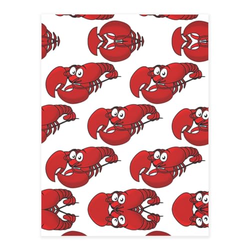 Roter Hummer-Druck, modische Kristall-Aufkleber, Bastelkarten, Dekorationen für Wasserflasche, Laptop, Gepäck, Telefon, Gitarre Roter Hummer-Druck, modische Kristall-Aufkleber, Bastelkarten, Dekorationen für Wasserflasche, Laptop, Gepäck, Telefon, Gitarre von YUBVCF