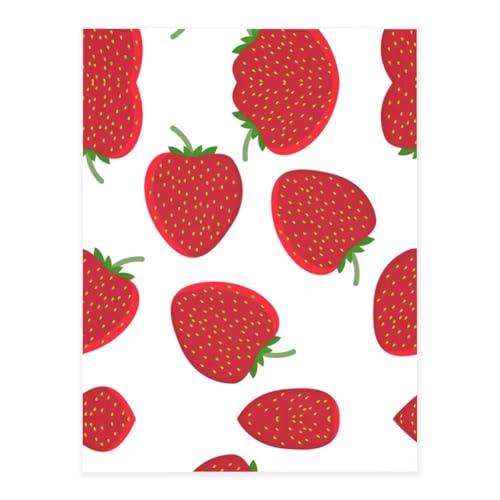 Strawberry 1 Druck-Mode-Kristall-Aufkleber, Bastelkarten, Dekorationen für Wasserflasche, Laptop, Gepäck, Telefon, Gitarre von YUBVCF