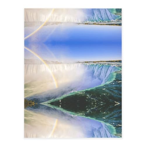 Wasserfall- und Regenbogen-Druck, modische Kristall-Aufkleber, Bastelkarten, Dekorationen für Wasserflasche, Laptop, Gepäck, Telefon, Gitarre Wasserfall- und Regenbogen-Druck, modische Kristall-Aufkleber, Bastelkarten, Dekorationen für Wasserflasche, Laptop, Gepäck, Telefon, Gitarre von YUBVCF