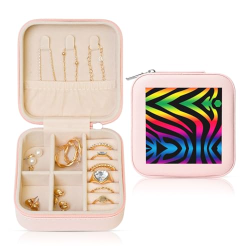 YUBVCF Stilvolle Schmuckschatulle mit Zebra-Druck, Ringbox, Premium, wunderschön für Hochzeit, Verlobung YUBVCF Stilvolle Schmuckschatulle mit Zebra-Druck, Ringbox, Premium, wunderschön für Hochzeit, Verlobung von YUBVCF