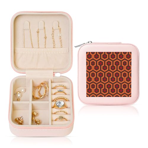 YUBVCF Stilvolle Schmuckschatulle mit glänzendem Overlook-Druck, Ringbox, Premium, wunderschön für Hochzeit, Verlobung YUBVCF Stilvolle Schmuckschatulle mit glänzendem Overlook-Druck, Ringbox, Premium, wunderschön für Hochzeit, Verlobung von YUBVCF