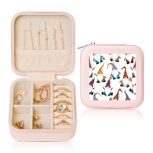 YUBVCF Stilvolle Schmuckschatulle mit weihnachtlichem Zwergen-Druck, Ringbox, Premium, wunderschön für Hochzeit, Verlobung YUBVCF Stilvolle Schmuckschatulle mit weihnachtlichem Zwergen-Druck, Ringbox, Premium, wunderschön für Hochzeit, Verlobung von YUBVCF