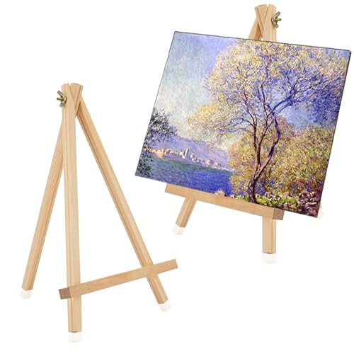 Tischstaffelei Holz 30 x 20 cm, 2 Stück Mini Staffelei Tisch Leinwand Ständer Dreieck Staffelei Klein Holzstaffeleien Bilderrahmen Halterung für Hochzeit Desktop Gemälde Tischstaffelei Holz 30 x 20 cm, 2 Stück Mini Staffelei Tisch Leinwand Ständer Dreieck Staffelei Klein Holzstaffeleien Bilderrahmen Halterung für Hochzeit Desktop Gemälde von YUDAWN