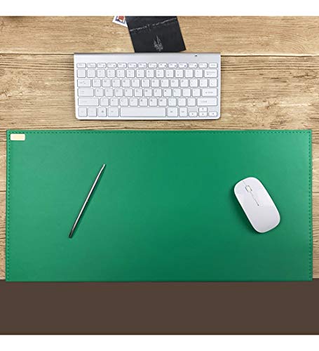 YUDEYU Schreibtisch Tischset Kantenschutz Verdicken Einfarbig Bandkante Büromatte (Color : Green, Size : 900x400mm) von YUDEYUzhuobu