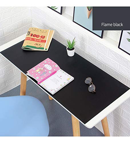 YUDEYU Tischset Schüler Schreibtisch Schreibblock VE Wasserdicht Doppelseitige Farbe (Color : Black+Red, Size : 1500x600mm) von YUDEYUzhuobu