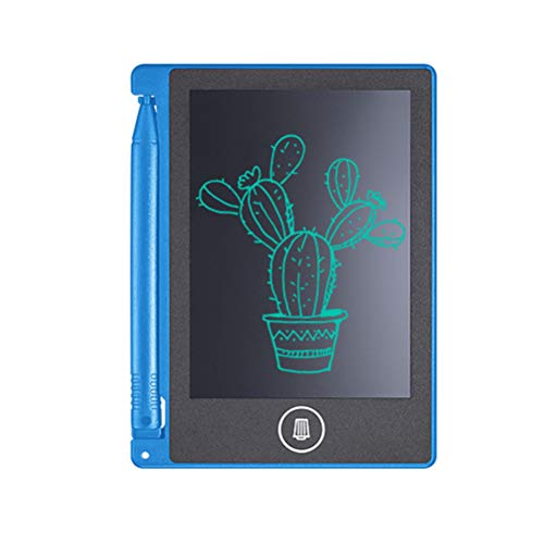 YUEHISY 4,4-Zoll-LCD-Schreibtablett, Tragbares Notizblock-Zeichenbrett für, Studenten und Erwachsene, mit Löschtaste, für das Home-Office-Schulklassenzimmer (B) von YUEHISY
