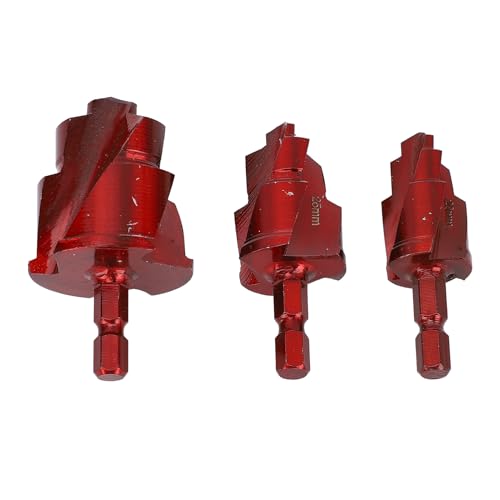 YUEHISY PPR -Hebel -Stufen -Bohrer, Wasserrohr -Puncher -Hebezit, Röhrenreparaturverbindungswerkzeuge für Elektrische Bohrer mit 1/4 -Zoll -Hex -Schaft, 3 -Set 3 YUEHISY PPR -Hebel -Stufen -Bohrer, Wasserrohr -Puncher -Hebezit, Röhrenreparaturverbindungswerkzeuge für Elektrische Bohrer mit 1/4 -Zoll -Hex -Schaft, 3 -Set 3 von YUEHISY
