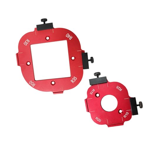 YUEHISY Vorlage für Router-Eckradius, 8 Ausgewählbare Radien R10-R50, Anodierte Aluminiumlegierungs-Schablone für Holzbearbeitung YUEHISY Vorlage für Router-Eckradius, 8 Ausgewählbare Radien R10-R50, Anodierte Aluminiumlegierungs-Schablone für Holzbearbeitung von YUEHISY