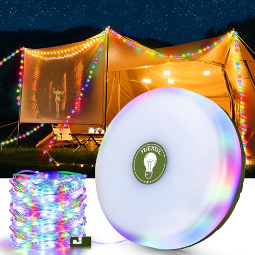 YUEJIDZ Camping Lichterkette Aufrollbar mit 8 Beleuchtungsmodi,10M LED Ausziehbare Lichterkette Camping,Langlebig Wasserdicht USB Aufladung Campinglampe Taschenlampe für Zelt Camping Hof Dekoration YUEJIDZ Camping Lichterkette Aufrollbar mit 8 Beleuchtungsmodi,10M LED Ausziehbare Lichterkette Camping,Langlebig Wasserdicht USB Aufladung Campinglampe Taschenlampe für Zelt Camping Hof Dekoration von YUEJIDZ