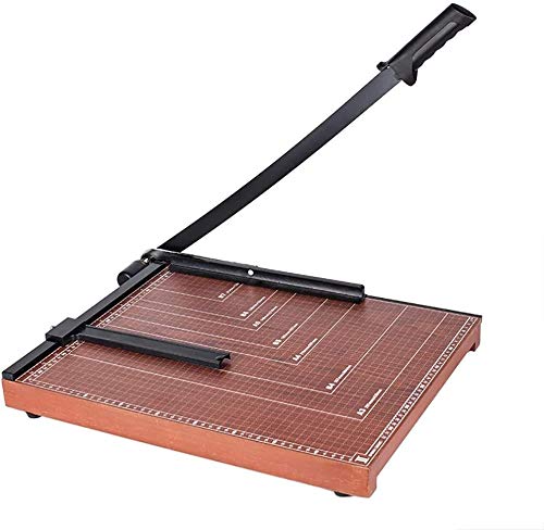 Cutter Papierschneider,A4 Papierschneider, Guillotine Paper Cutter with Wooden Base - Precision Photo Cropper for Postcards and Normal Paper Cutting Cutter Papierschneider,A4 Papierschneider, Guillotine Paper Cutter with Wooden Base - Precision Photo Cropper for Postcards and Normal Paper Cutting von YUEKOPOU