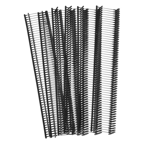 Etikettierverschlüsse, Kleidungsetikettierung, 1500Pcs Mini Stitch Gun Fasteners, Micro Fasteners Stitch Gun Refill Quick Clothing Fixer for Clothing Fine Stitch Tag Gun,(Black,12mm/0.47") von YUEKOPOU