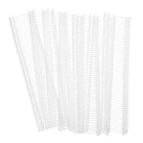 Etikettierverschlüsse, Kleidungsetikettierung, 1500Pcs Mini Stitch Gun Fasteners, Micro Fasteners Stitch Gun Refill Quick Clothing Fixer for Clothing Fine Stitch Tag Gun,(Clear,15mm/0.59") von YUEKOPOU