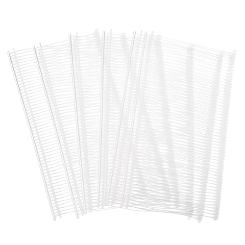 Etikettierverschlüsse, Kleidungsetikettierung, 1500Pcs Mini Stitch Gun Fasteners, Micro Fasteners Stitch Gun Refill Quick Clothing Fixer for Clothing Fine Stitch Tag Gun,(Clear,45mm/1.77") von YUEKOPOU
