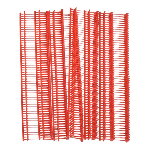 Etikettierverschlüsse, Kleidungsetikettierung, 1500Pcs Mini Stitch Gun Fasteners, Micro Fasteners Stitch Gun Refill Quick Clothing Fixer for Clothing Fine Stitch Tag Gun,(Red,15mm/0.59") von YUEKOPOU