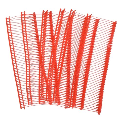 Etikettierverschlüsse, Kleidungsetikettierung, 1500Pcs Mini Stitch Gun Fasteners, Micro Fasteners Stitch Gun Refill Quick Clothing Fixer for Clothing Fine Stitch Tag Gun,(Red,25mm/0.98") von YUEKOPOU
