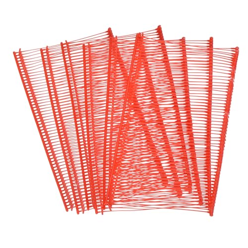 Etikettierverschlüsse, Kleidungsetikettierung, 1500Pcs Mini Stitch Gun Fasteners, Micro Fasteners Stitch Gun Refill Quick Clothing Fixer for Clothing Fine Stitch Tag Gun,(Red,50mm/1.97") von YUEKOPOU