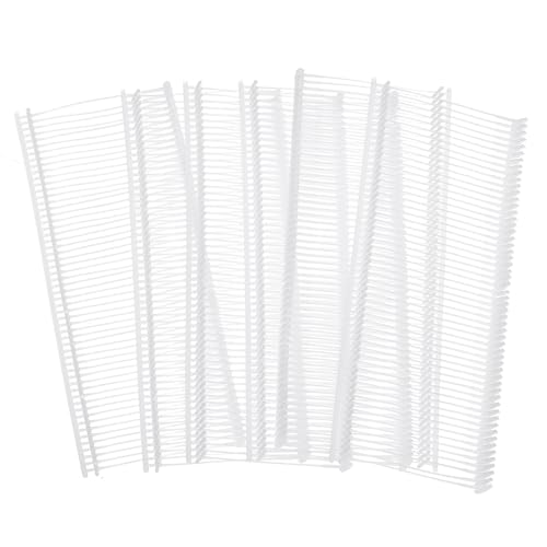 Etikettierverschlüsse, Kleidungsetikettierung, 1500Pcs Mini Stitch Gun Fasteners, Micro Fasteners Stitch Gun Refill Quick Clothing Fixer for Clothing Fine Stitch Tag Gun,(White,35mm/1.38") von YUEKOPOU
