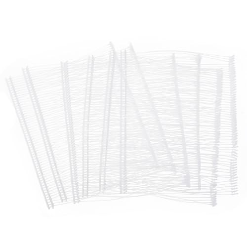 Etikettierverschlüsse, Kleidungsetikettierung, 1500Pcs Mini Stitch Gun Fasteners, Micro Fasteners Stitch Gun Refill Quick Clothing Fixer for Clothing Fine Stitch Tag Gun,(White,75mm/2.95") von YUEKOPOU