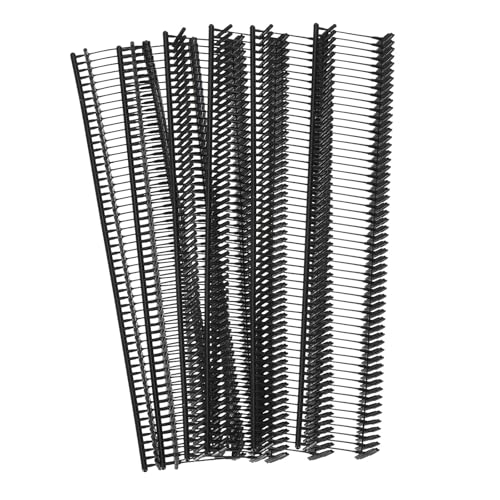 Etikettierverschlüsse, Kleidungsetikettierung, 2500Pcs Mini Stitch Gun Fasteners, Micro Fasteners Stitch Gun Refill Quick Clothing Fixer for Clothing Fine Stitch Tag Gun,(Black,12mm/0.47") von YUEKOPOU