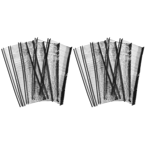 Etikettierverschlüsse, Kleidungsetikettierung, 2500Pcs Mini Stitch Gun Fasteners, Micro Fasteners Stitch Gun Refill Quick Clothing Fixer for Clothing Fine Stitch Tag Gun,(Black,35mm/1.38") von YUEKOPOU