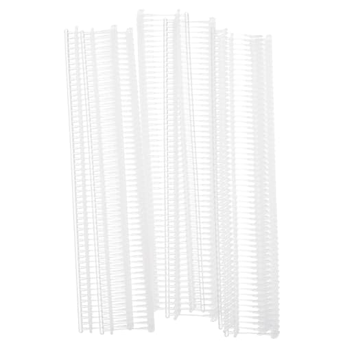 Etikettierverschlüsse, Kleidungsetikettierung, 2500Pcs Mini Stitch Gun Fasteners, Micro Fasteners Stitch Gun Refill Quick Clothing Fixer for Clothing Fine Stitch Tag Gun,(Clear,12mm/0.47") von YUEKOPOU