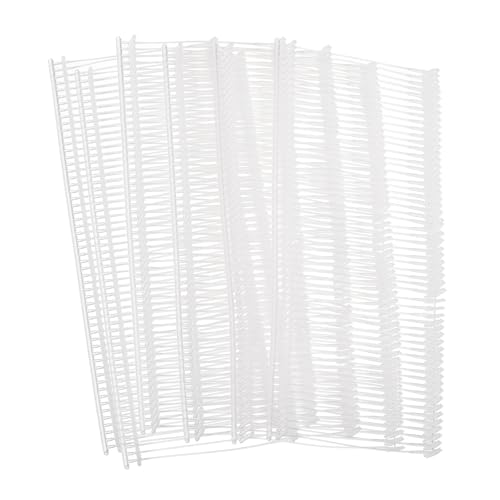Etikettierverschlüsse, Kleidungsetikettierung, 2500Pcs Mini Stitch Gun Fasteners, Micro Fasteners Stitch Gun Refill Quick Clothing Fixer for Clothing Fine Stitch Tag Gun,(Clear,30mm/1.18") von YUEKOPOU