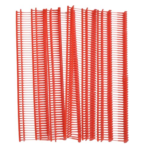 Etikettierverschlüsse, Kleidungsetikettierung, 2500Pcs Mini Stitch Gun Fasteners, Micro Fasteners Stitch Gun Refill Quick Clothing Fixer for Clothing Fine Stitch Tag Gun,(Red,15mm/0.59") von YUEKOPOU
