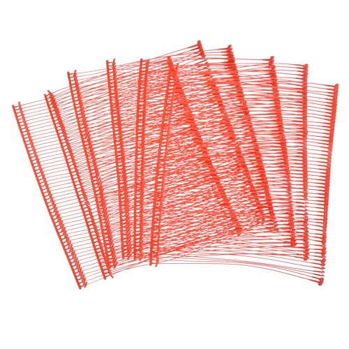 Etikettierverschlüsse, Kleidungsetikettierung, 2500Pcs Mini Stitch Gun Fasteners, Micro Fasteners Stitch Gun Refill Quick Clothing Fixer for Clothing Fine Stitch Tag Gun,(Red,75mm/2.95") von YUEKOPOU