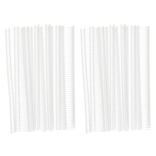 Etikettierverschlüsse, Kleidungsetikettierung, 2500Pcs Mini Stitch Gun Fasteners, Micro Fasteners Stitch Gun Refill Quick Clothing Fixer for Clothing Fine Stitch Tag Gun,(White,12mm/0.47") von YUEKOPOU