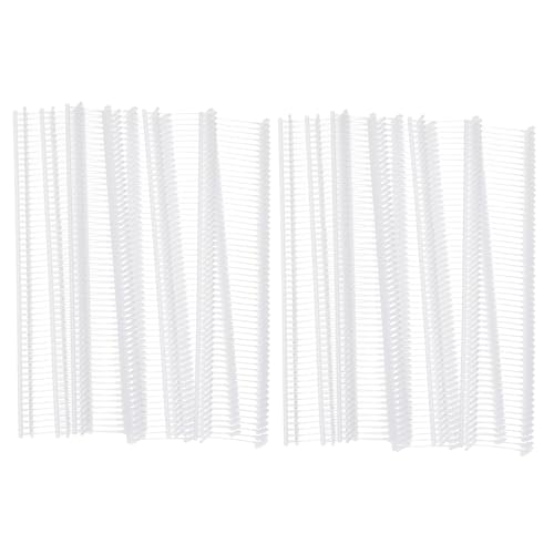 Etikettierverschlüsse, Kleidungsetikettierung, 2500Pcs Mini Stitch Gun Fasteners, Micro Fasteners Stitch Gun Refill Quick Clothing Fixer for Clothing Fine Stitch Tag Gun,(White,15mm/0.59") von YUEKOPOU