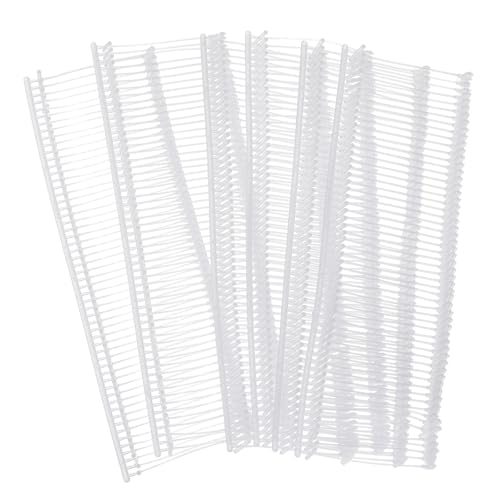 Etikettierverschlüsse, Kleidungsetikettierung, 2500Pcs Mini Stitch Gun Fasteners, Micro Fasteners Stitch Gun Refill Quick Clothing Fixer for Clothing Fine Stitch Tag Gun,(White,20mm/0.79") von YUEKOPOU