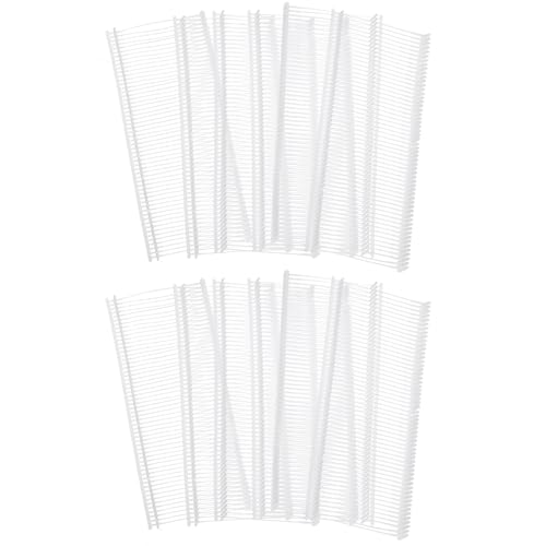 Etikettierverschlüsse, Kleidungsetikettierung, 2500Pcs Mini Stitch Gun Fasteners, Micro Fasteners Stitch Gun Refill Quick Clothing Fixer for Clothing Fine Stitch Tag Gun,(White,35mm/1.38") von YUEKOPOU