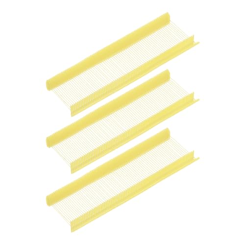 Etikettierverschlüsse, Kleidungsetikettierung, 5000pcs 0.8 InchMicro Tagging Gun Fasteners, Tag Pins Clothing Tagging Barbs Attachments Plastic Garment Price Tag Barb for Clothes,(Light Yellow,20mm) von YUEKOPOU