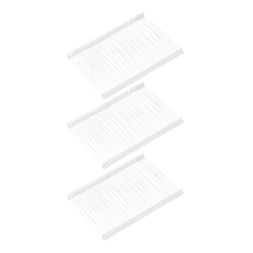 Etikettierverschlüsse, Kleidungsetikettierung, 5000pcs 0.8 InchMicro Tagging Gun Fasteners, Tag Pins Clothing Tagging Barbs Attachments Plastic Garment Price Tag Barb for Clothes,(White,65mm) von YUEKOPOU
