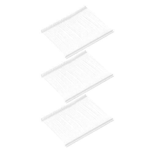 Etikettierverschlüsse, Kleidungsetikettierung, 5000pcs 0.8 InchMicro Tagging Gun Fasteners, Tag Pins Clothing Tagging Barbs Attachments Plastic Garment Price Tag Barb for Clothes,(White,75mm) von YUEKOPOU