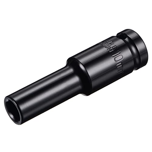 Innensechskant-Bohrer-Kit, Sechskant-Schaft, Schli 1/2" Drive 15mm Deep Impact Socket - Heat-Treated CR-V Steel, 3.15" Length, 6-Point Metric Tool(10mm) von YUEKOPOU