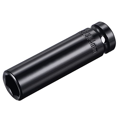 Innensechskant-Bohrer-Kit, Sechskant-Schaft, Schli 1/2" Drive 15mm Deep Impact Socket - Heat-Treated CR-V Steel, 3.15" Length, 6-Point Metric Tool(14mm) von YUEKOPOU