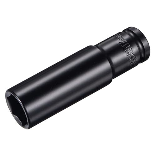 Innensechskant-Bohrer-Kit, Sechskant-Schaft, Schli 1/2" Drive 15mm Deep Impact Socket - Heat-Treated CR-V Steel, 3.15" Length, 6-Point Metric Tool(17mm) von YUEKOPOU
