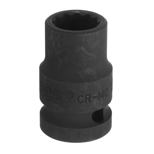 Innensechskant-Bohrer-Kit, Sechskant-Schaft, Schli 1/2" Drive Shallow Impact Socket - 12-Point Metric CR-MO Steel Nut Impact Grade Socket for Auto Repair(13mm) von YUEKOPOU