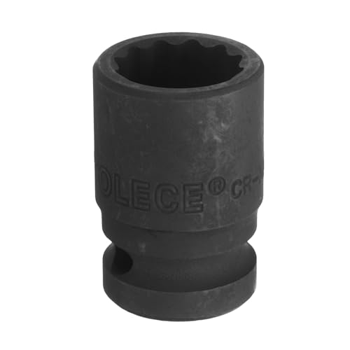 Innensechskant-Bohrer-Kit, Sechskant-Schaft, Schli 1/2" Drive Shallow Impact Socket - 12-Point Metric CR-MO Steel Nut Impact Grade Socket for Auto Repair(17mm) von YUEKOPOU