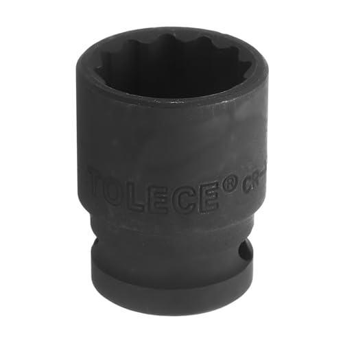 Innensechskant-Bohrer-Kit, Sechskant-Schaft, Schli 1/2" Drive Shallow Impact Socket - 12-Point Metric CR-MO Steel Nut Impact Grade Socket for Auto Repair(21mm) von YUEKOPOU