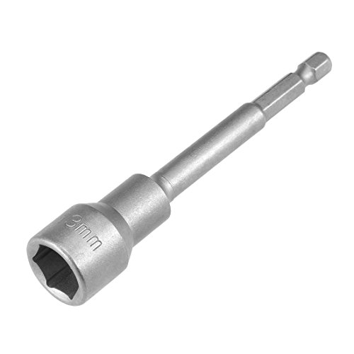 Innensechskant-Bohrer-Kit, Sechskant-Schaft, Schli 1/4" Quick-Change Shank Nut Setter Driver Drill Bit 100mm Length, Non-Magnetic for Easy Use(H13 x 100mm) von YUEKOPOU