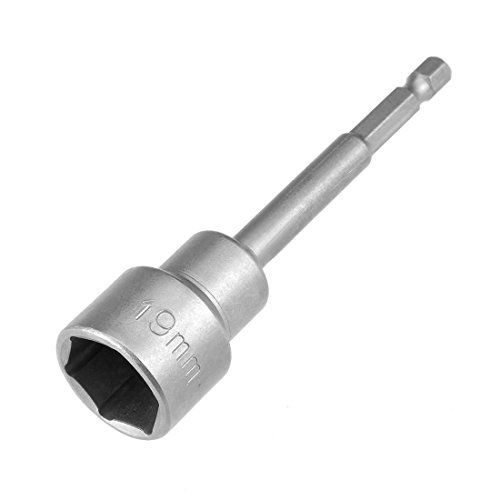 Innensechskant-Bohrer-Kit, Sechskant-Schaft, Schli 1/4" Quick-Change Shank Nut Setter Driver Drill Bit 100mm Length, Non-Magnetic for Easy Use(H19 x 100mm) von YUEKOPOU