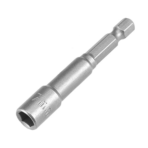 Innensechskant-Bohrer-Kit, Sechskant-Schaft, Schli 1/4" Quick-Change Shank Nut Setter Driver Drill Bit 100mm Length, Non-Magnetic for Easy Use(H7 x 65mm) von YUEKOPOU